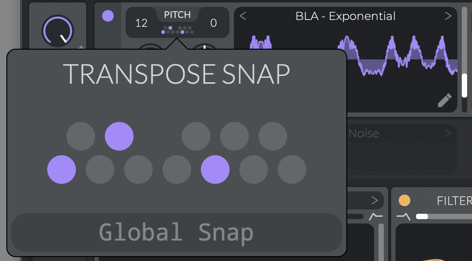The Transpose Snap Feature In Vital VST