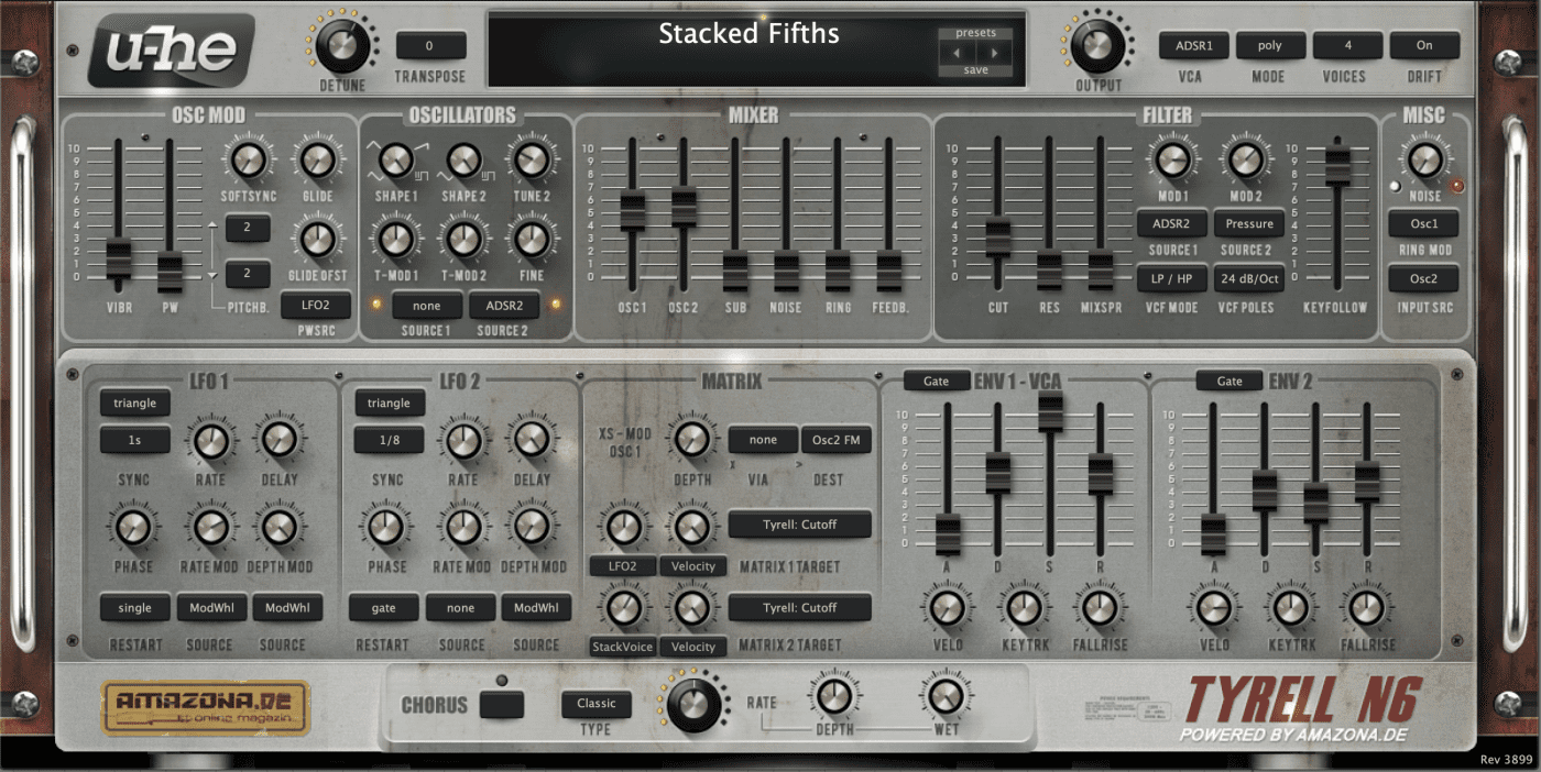 Best Free Synth VST: u-He Tyrell N6 Synth