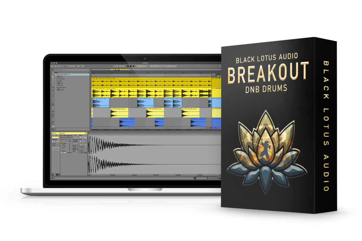 DnB Drum Sample Pack - Breakout Drum and Bass Drums