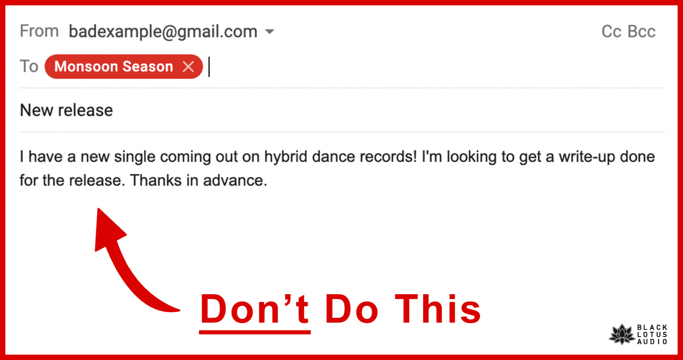 Avoid making this mistake when pitching your music to EDM blogs